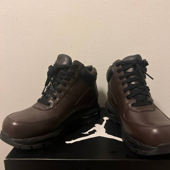 2011 Men\'s Nike Air Max Goadome ACG Brown/black Boots Size 8.5 RARE main image 7